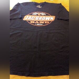 Zac Brown Band Southern Ground Lucy Justice Goods 2013 Tour Black 2XL T-Shirt